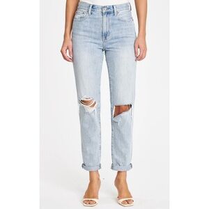 REVOLVE PISTOLA Presley High-Rise Relaxed Roller Jeans in Gaze Distressed